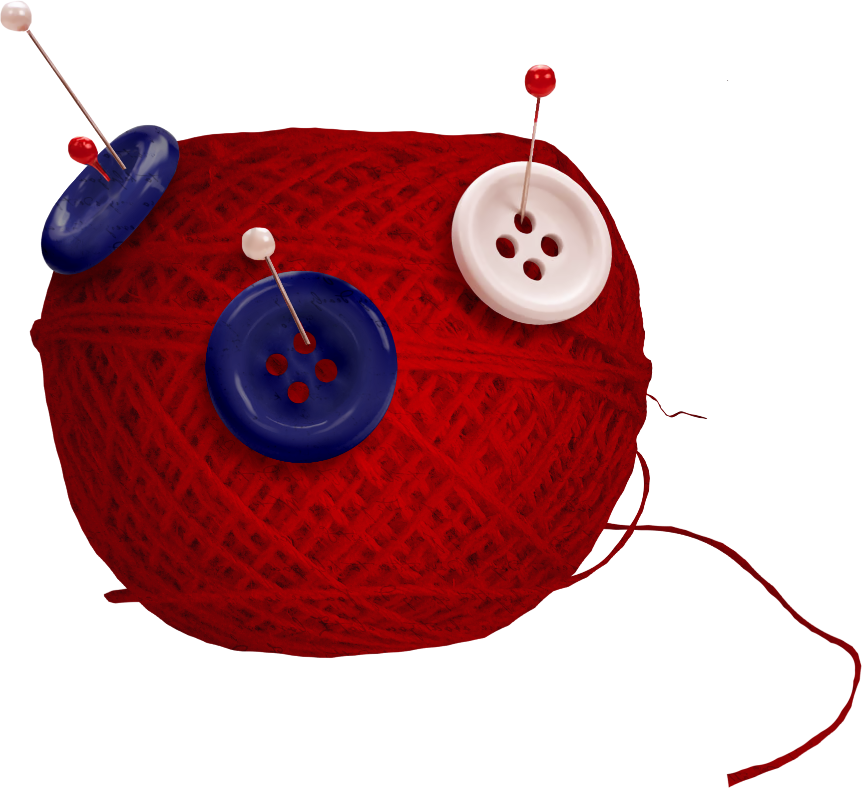 Ball yarn PNG