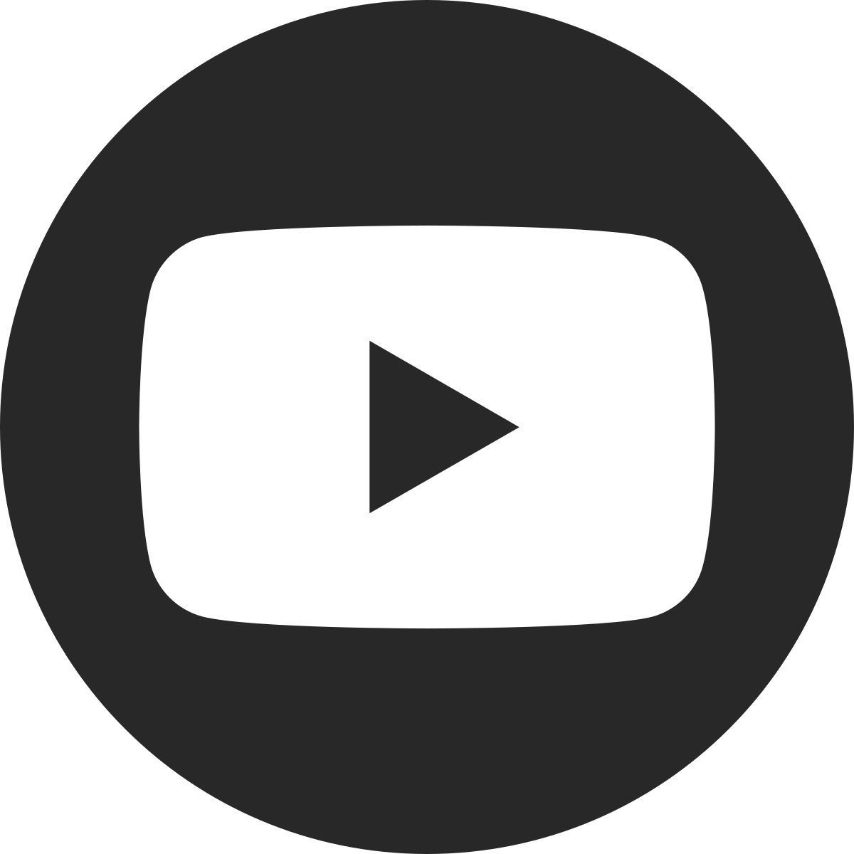 Png Download Youtube Logo Png Transparent Background Black - Potrek Png