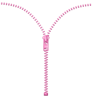 pink zipper PNG image