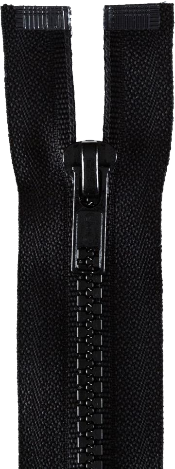 black zipper PNG