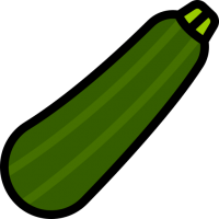 Zucchini PNG draw transparent